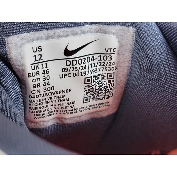 Nike Quest 5 Athletic Shoes Sneakers Mens Size 12 White Gray Blue DD0204-103 - Picture 5 of 9